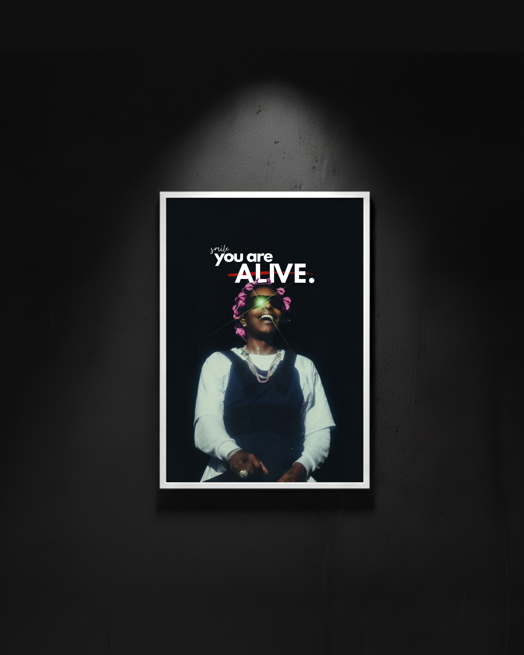 A$AP ROCKY "smile you are alive"