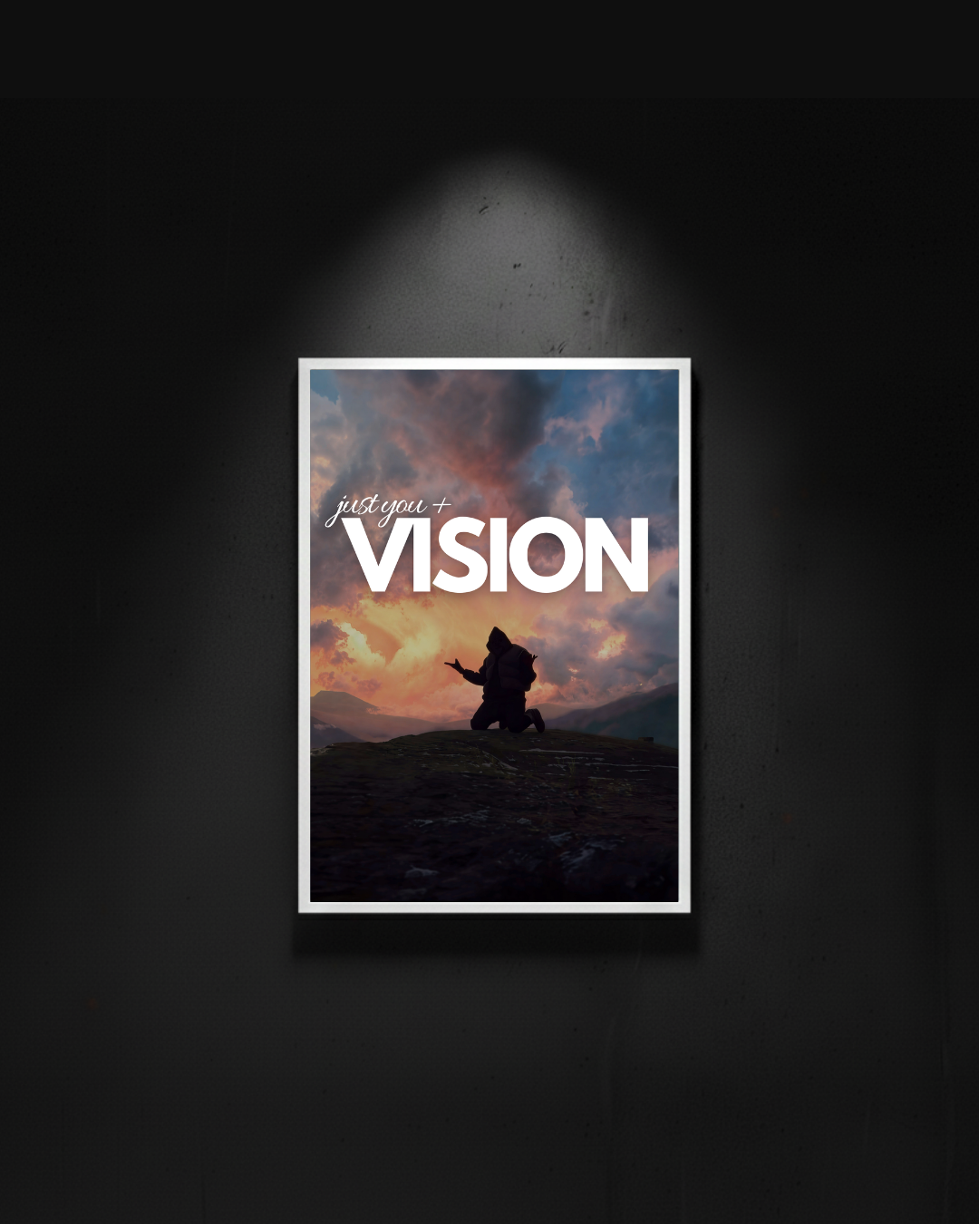 Kanye West "just you + vision"