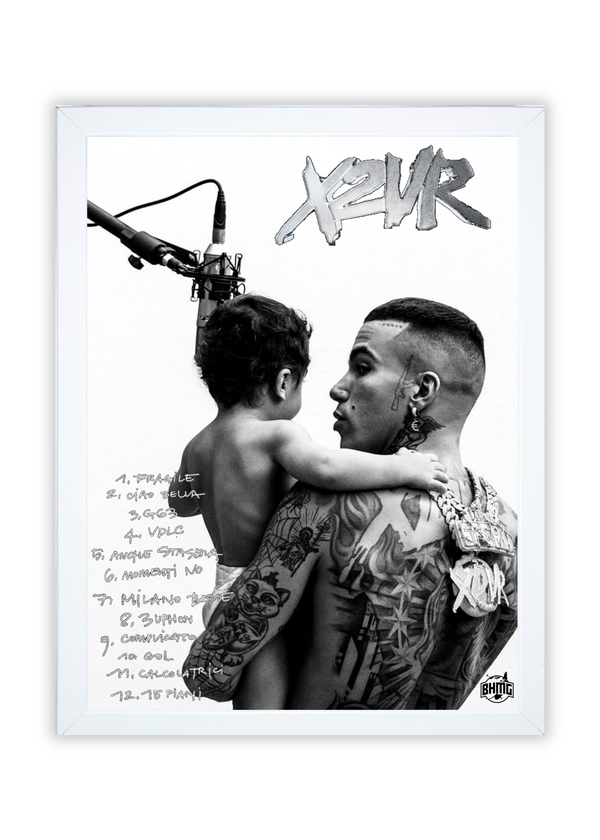 Poster Sfera Ebbasta album X2VR per la camera – posters4all