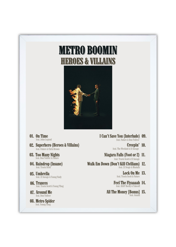 Metro boomin "Heros & Villains"