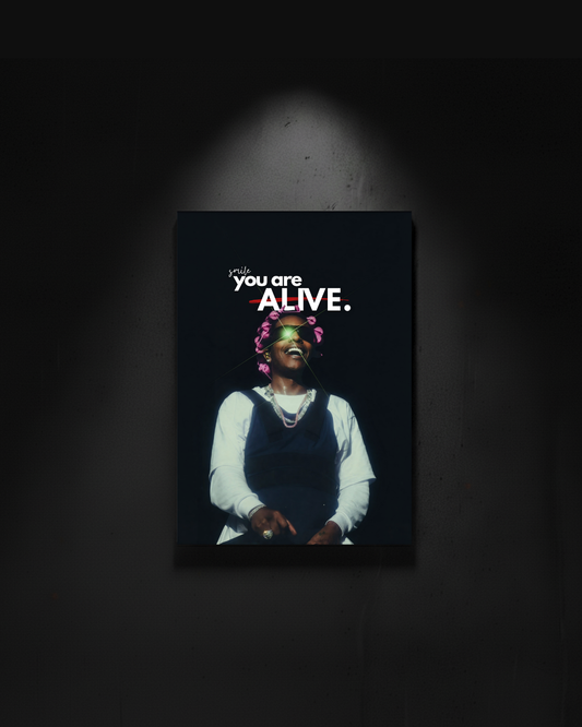 A$AP ROCKY "smile you are alive"