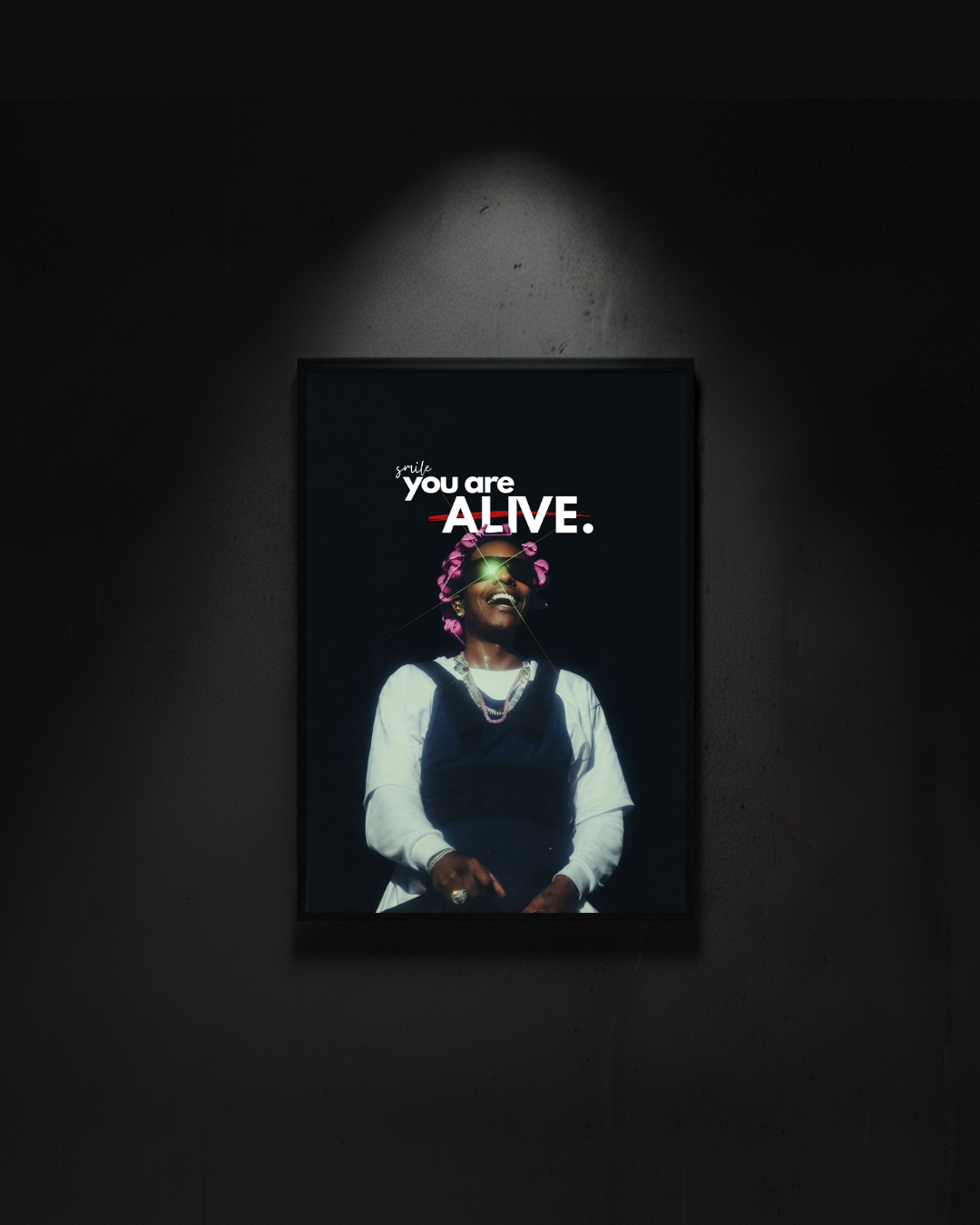 A$AP ROCKY "smile you are alive"