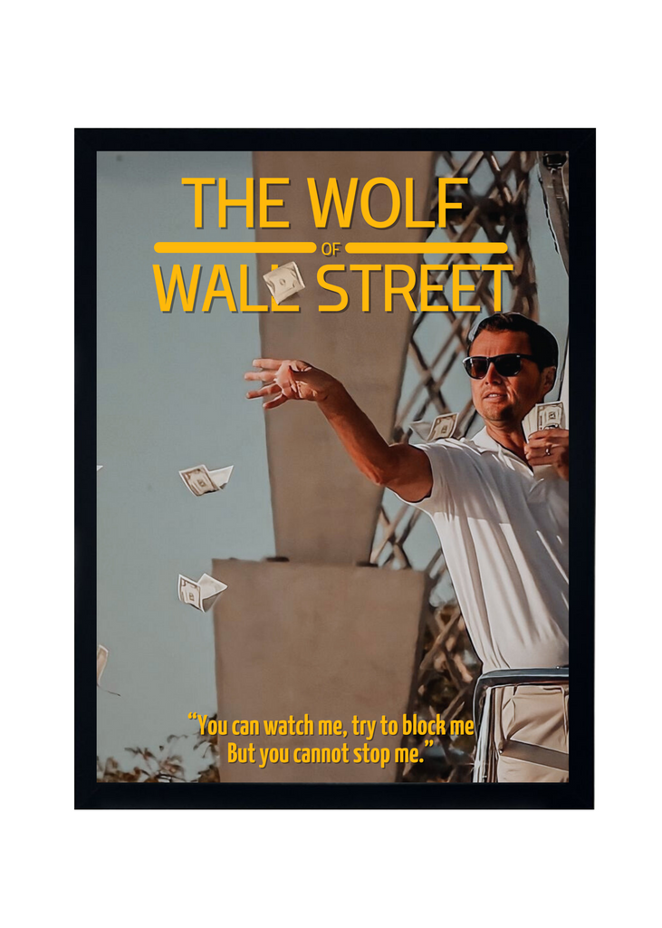 Poster The Wolf of Wall Street Jordan Belfort per la tua stanza