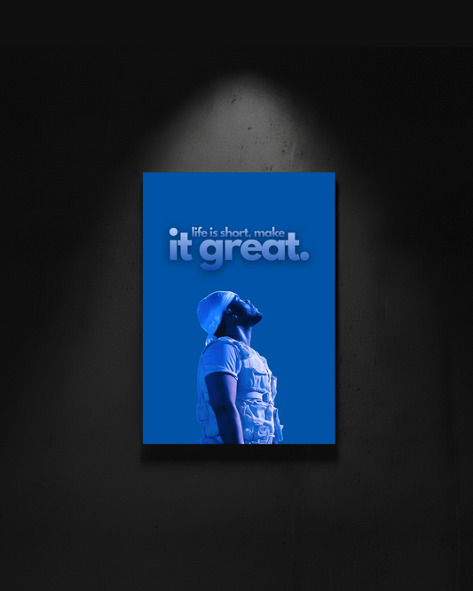 The Weeknd "life is short make it great"