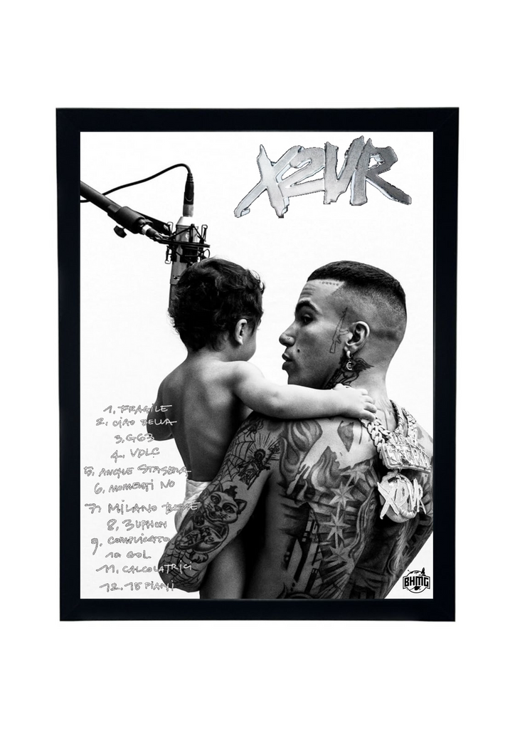 Poster Sfera Ebbasta album X2VR per la camera – posters4all