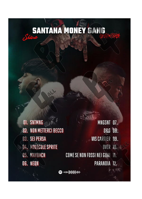 SANTANA MONEY GANG di Sfera Ebbasta e Shiva